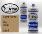 Preview: Land-Rover, Rio Gold, 2303: 400ml Sprühdose + 400ml Klarlack - Set, von ATW Autoteile West.